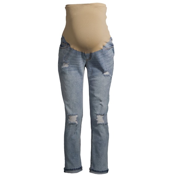 Women's Maternity Boyfriend Jeans - Picture 4 of 6